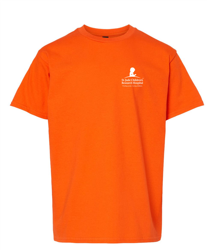 Youth St. Jude Memphis to Peoria Run Patient Art Inspired T-Shirt